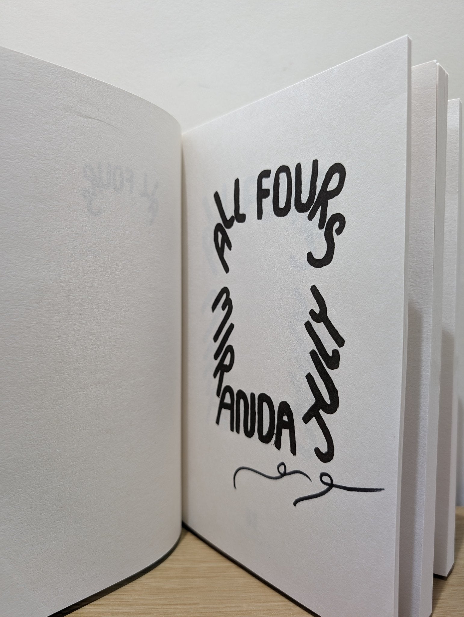 All Fours by Miranda July (Signed First Edition) - Fialta Books