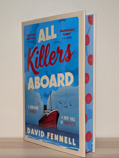 All Killers Aboard by David Fennell (Signed First Edition with sprayed edges) - Fialta Books