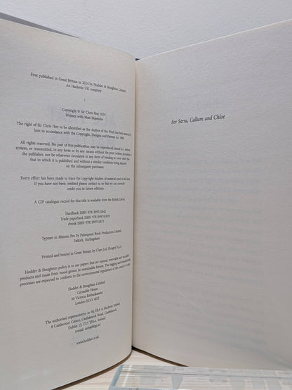 All That Matters by Sir Chris Hoy (Signed First Edition) - Fialta Books