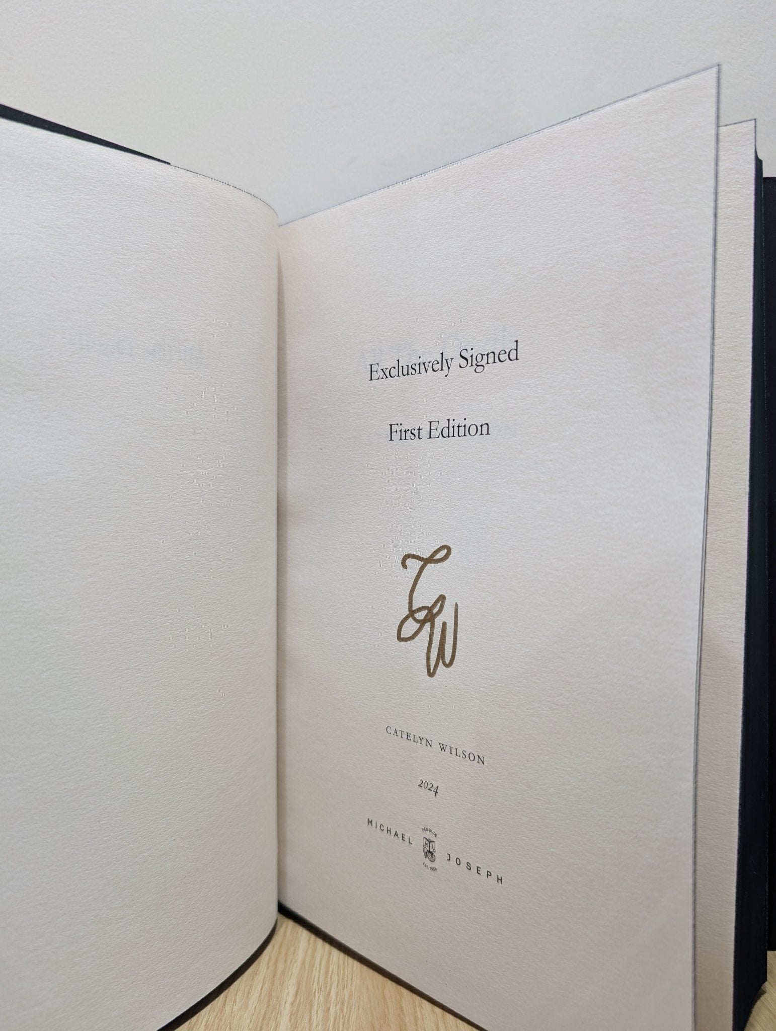 All The Devils by Catelyn Wilson (Signed First Edition with sprayed edges) - Fialta Books