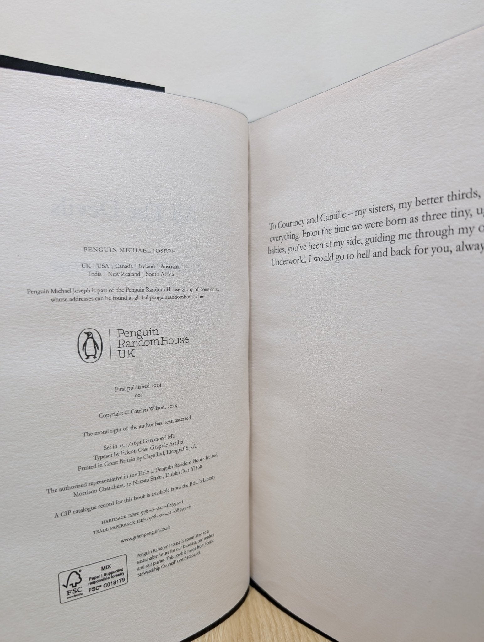 All The Devils by Catelyn Wilson (Signed First Edition with sprayed edges) - Fialta Books