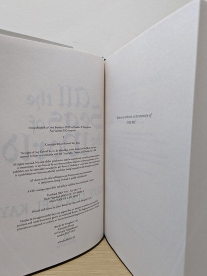 All the Seas of the World by Guy Gavriel Kay (Signed First Edition) - Fialta Books