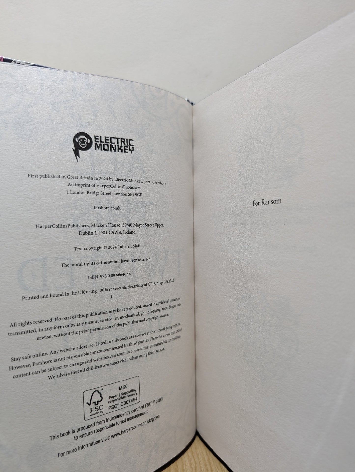 All This Twisted Glory by Tahereh Mafi (Signed First Edition with sprayed edges) - Fialta Books