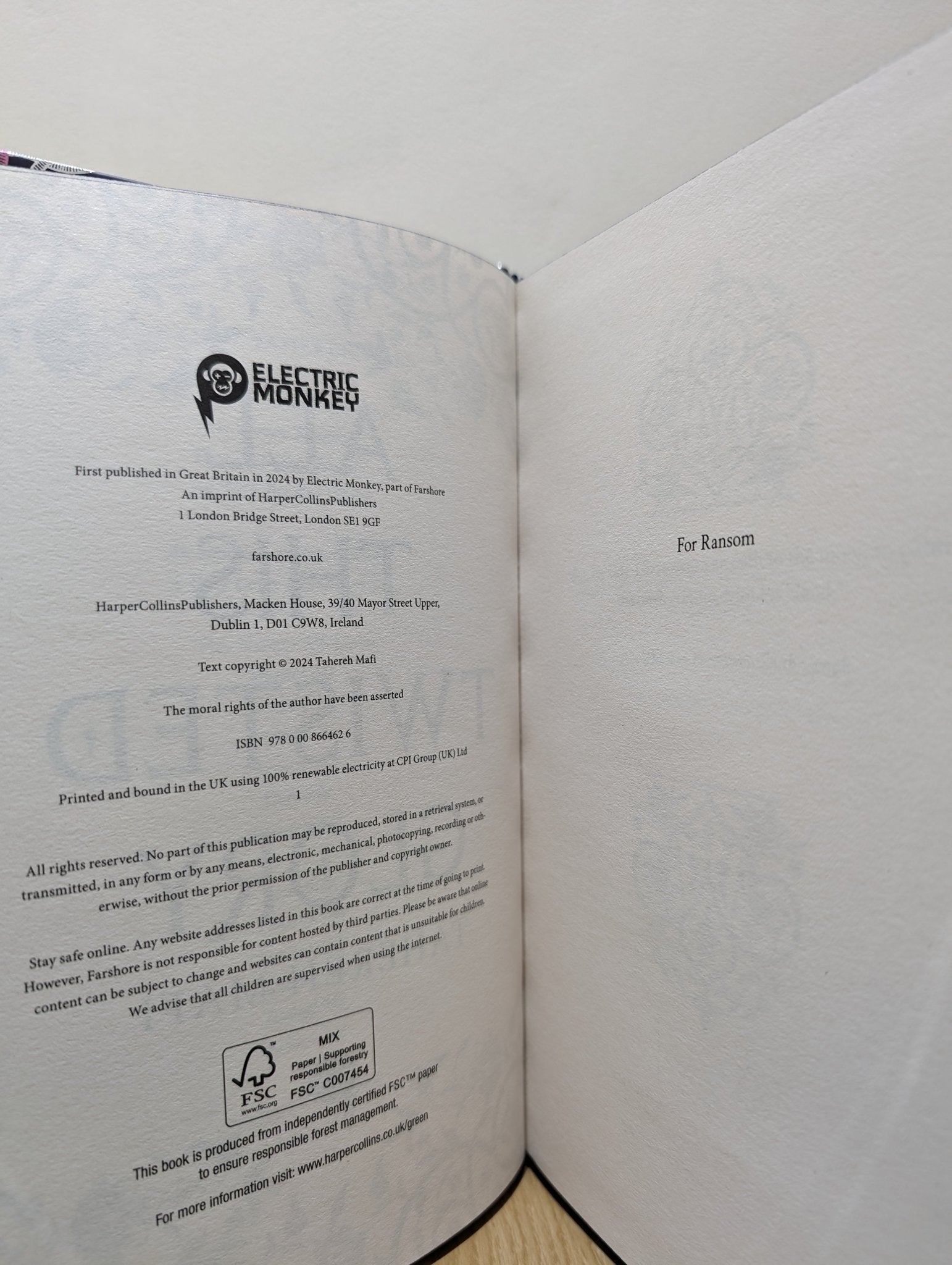 All This Twisted Glory by Tahereh Mafi (Signed First Edition with sprayed edges) - Fialta Books