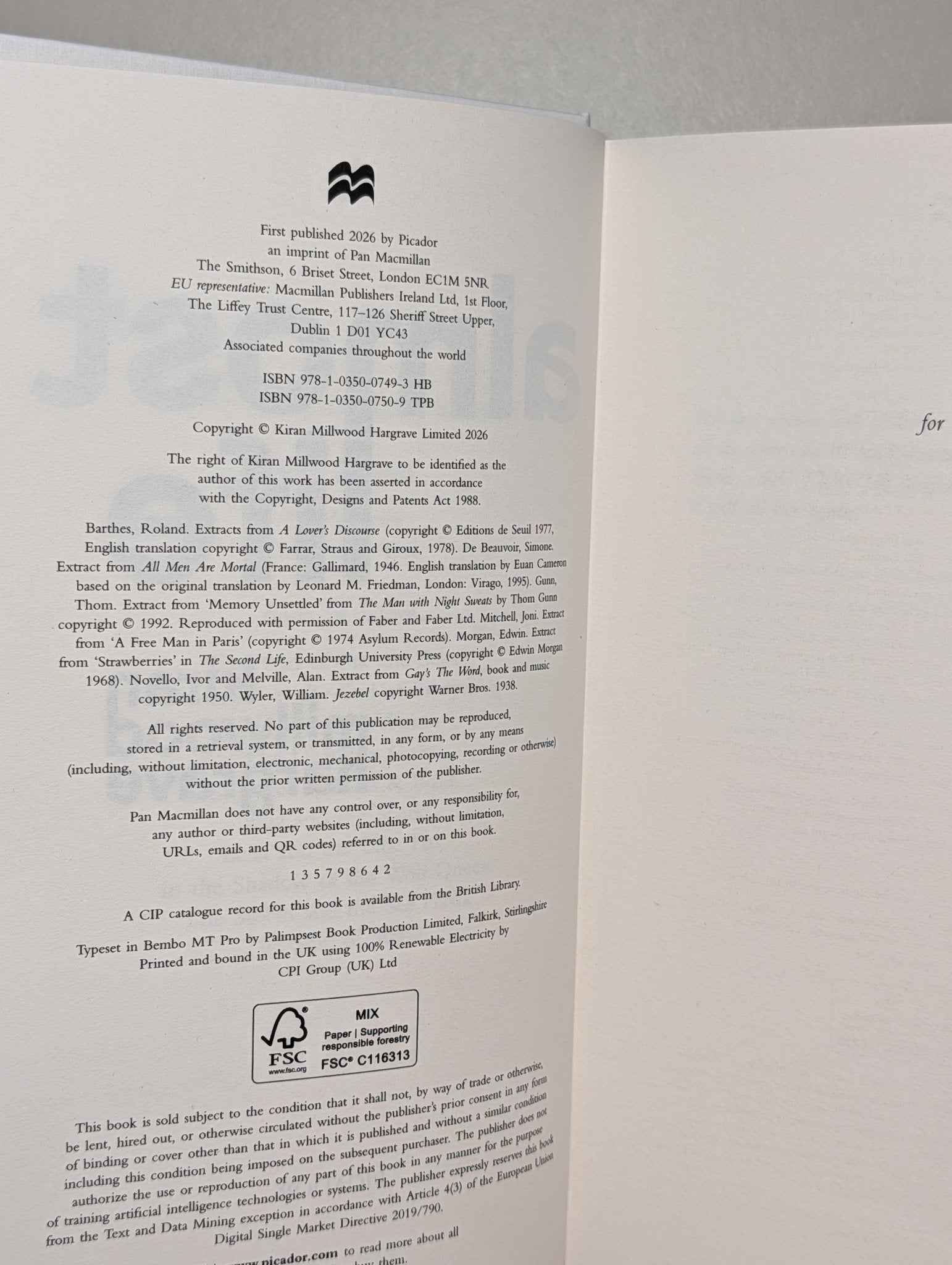 Almost Life by Kiran Millwood Hargrave (Signed First Edition) - Fialta Books