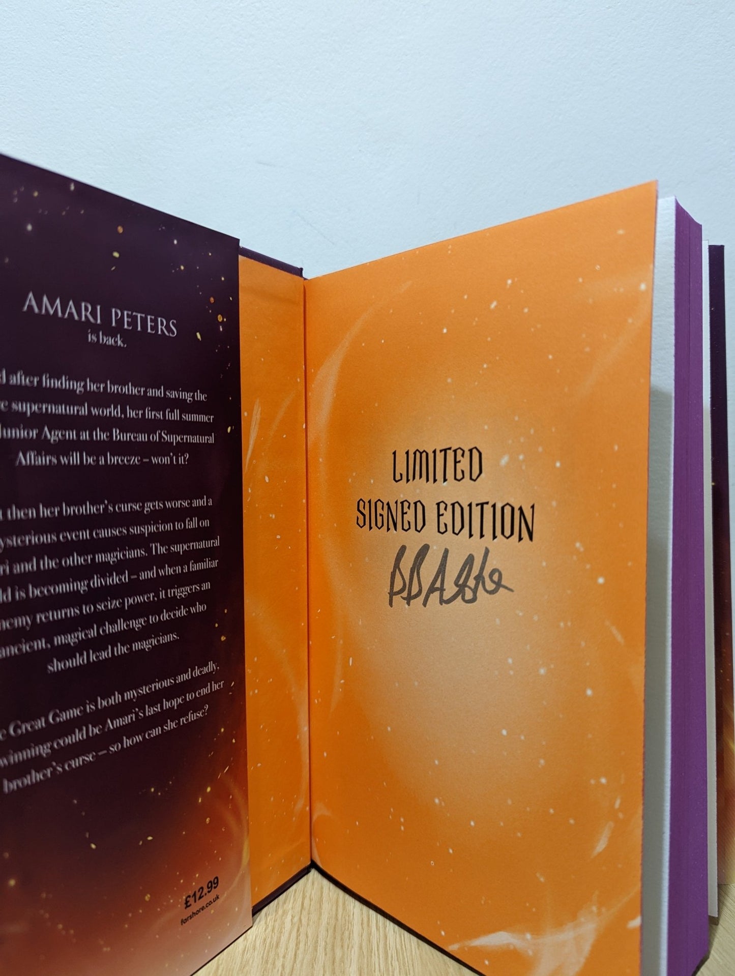 Amari and the Great Game by BB Alston (Signed First Edition with sprayed edges) - Fialta Books