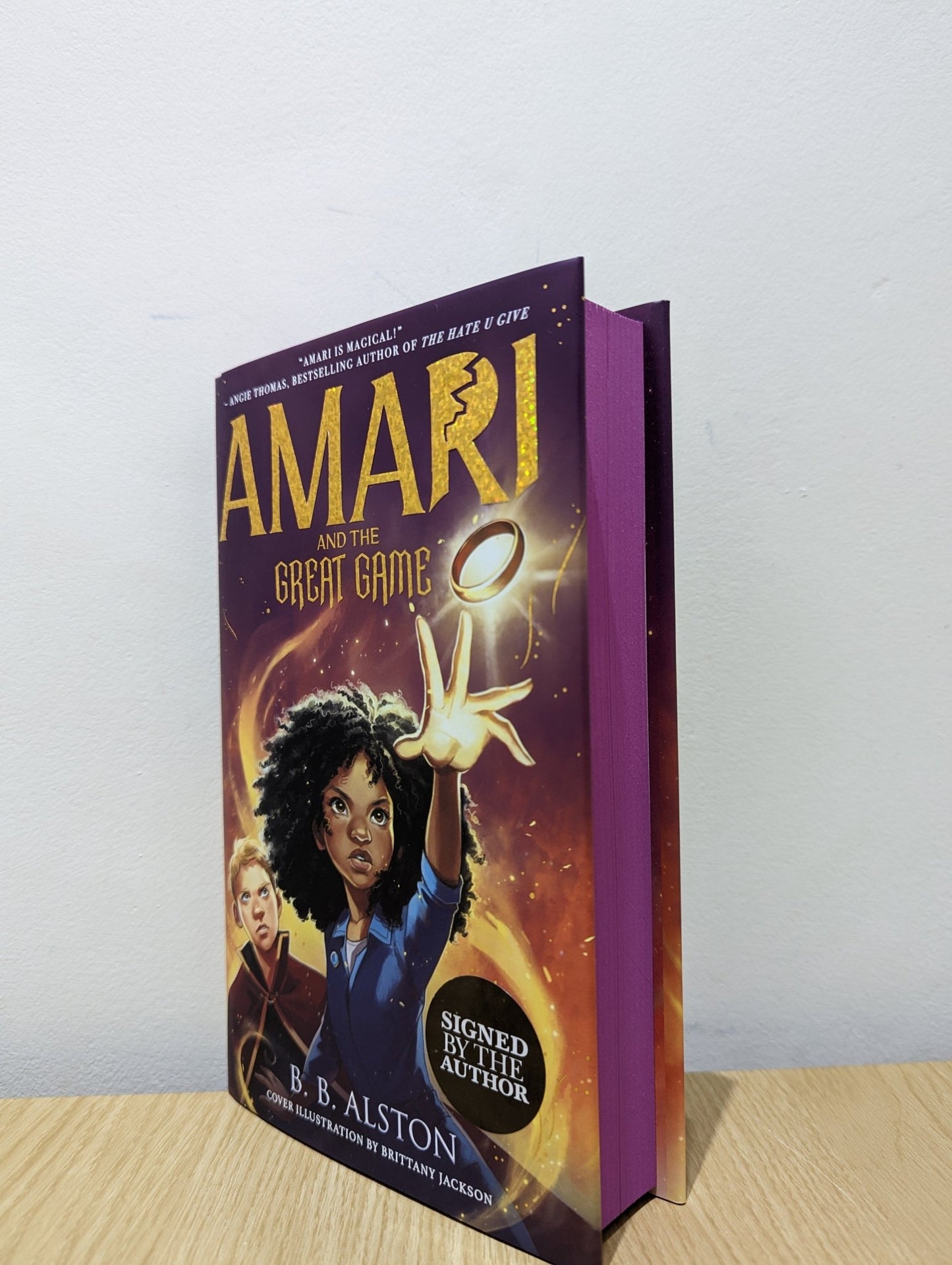 Amari and the Great Game by BB Alston (Signed First Edition with sprayed edges) - Fialta Books