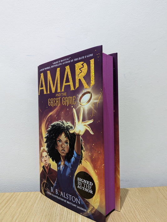 Amari and the Great Game by BB Alston (Signed First Edition with sprayed edges) - Fialta Books