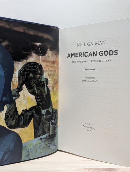 American Gods by Neil Gaiman (Folio Slipcase Edition) - Fialta Books