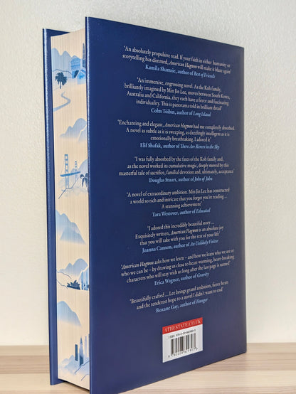 American Hagwon by Min Jin Lee (Signed First Edition with sprayed edges) - Fialta Books