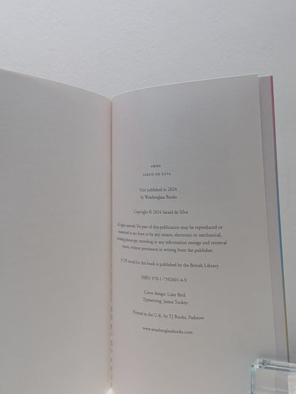AMMA by Saraid De Silva (First Edition) - Fialta Books