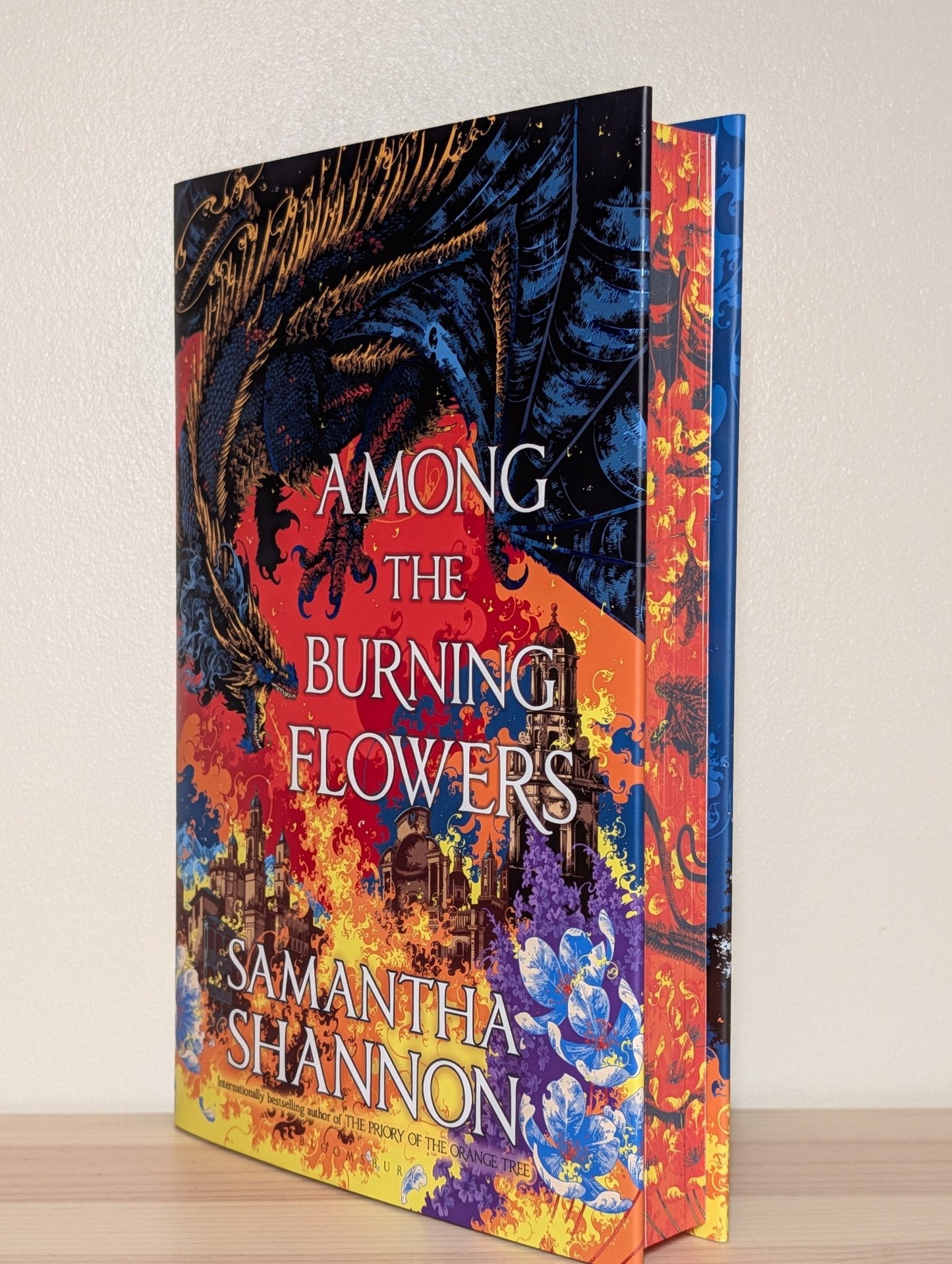 Among the Burning Flowers by Samantha Shannon (Signed First Edition with sprayed edges) - Fialta Books