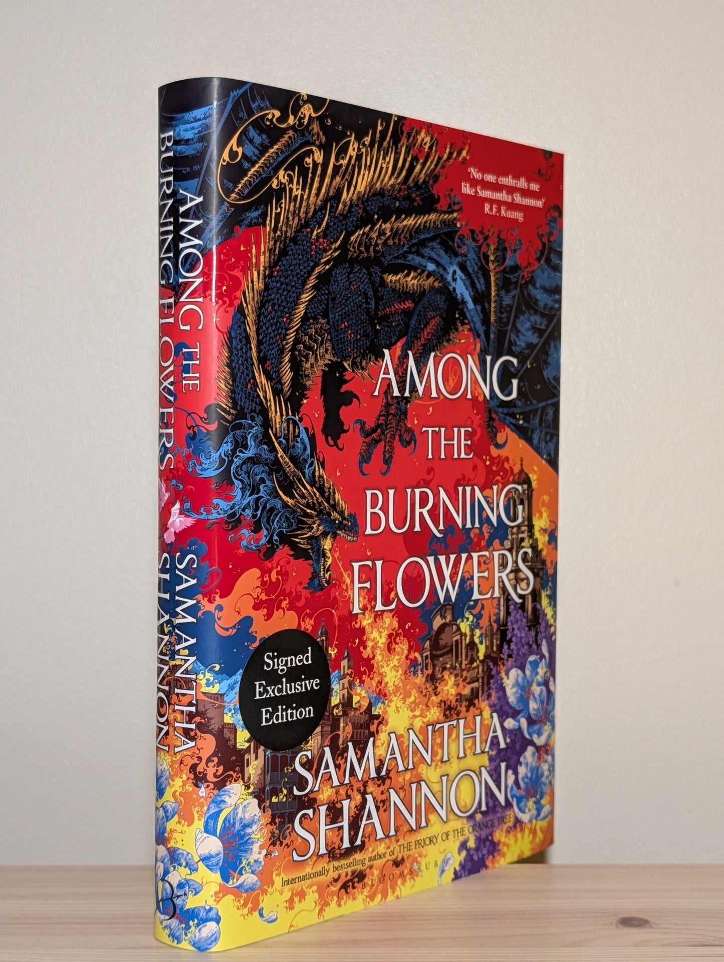 Among the Burning Flowers: Roots of Chaos by Samantha Shannon (Signed First Edition with extra chapter) - Fialta Books