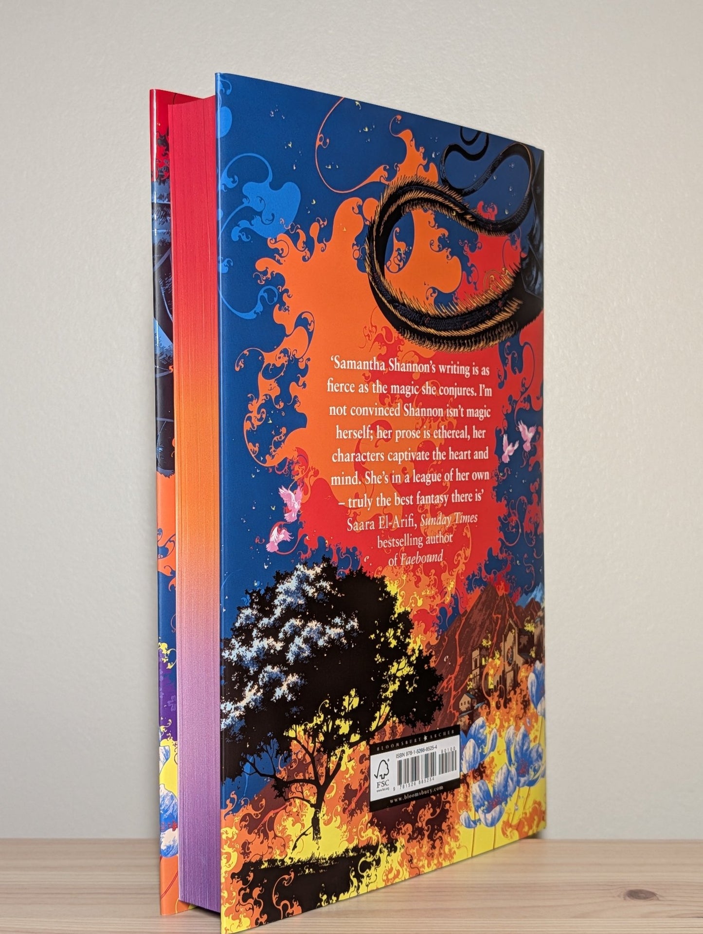 Among the Burning Flowers: Roots of Chaos by Samantha Shannon (Signed First Edition with sprayed edges) - Fialta Books