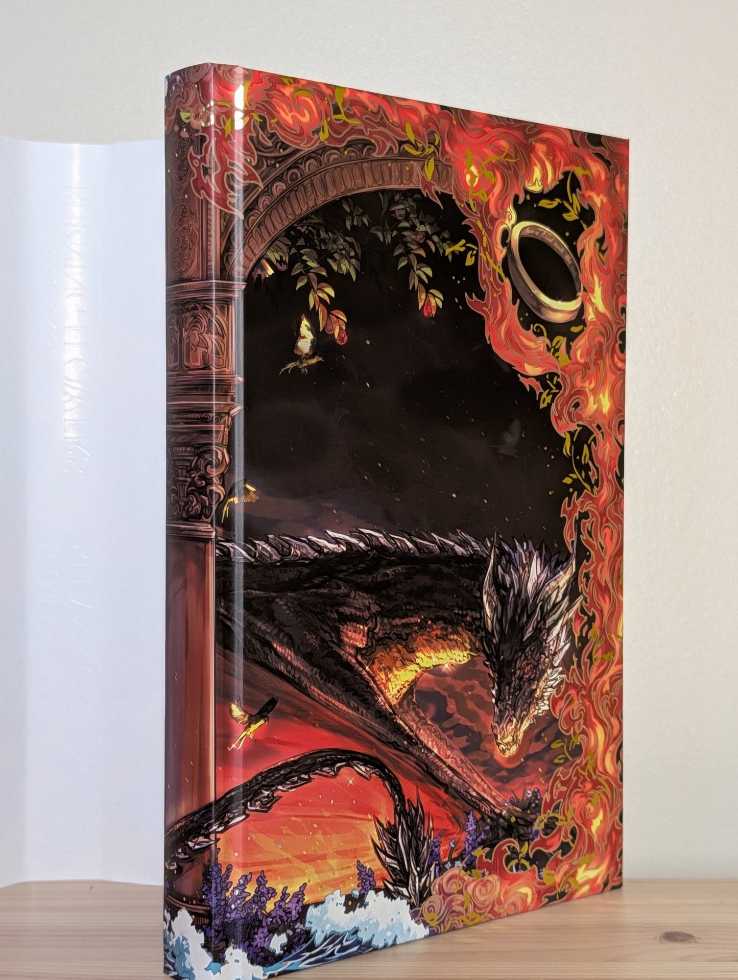 Among the Burning Flowers: Roots of Chaos by Samantha Shannon (Signed Special Edition with sprayed edges) - Fialta Books