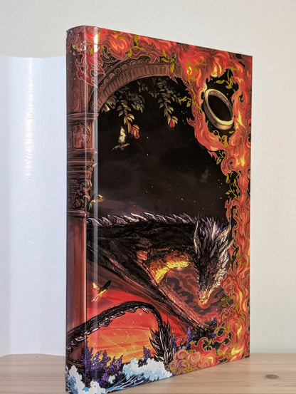 Among the Burning Flowers: Roots of Chaos by Samantha Shannon (Signed Special Edition with sprayed edges) - Fialta Books