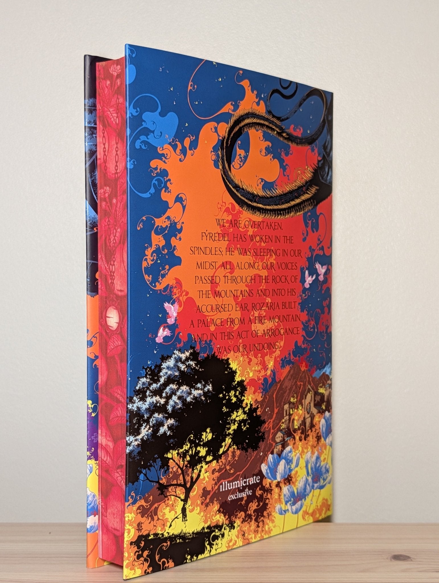 Among the Burning Flowers: Roots of Chaos by Samantha Shannon (Signed Special Edition with sprayed edges) - Fialta Books