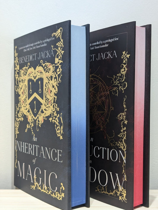 An Inheritance of Magic; An Instruction In Shadow by Benedict Jacka (Signed Set with sprayed edges) - Fialta Books