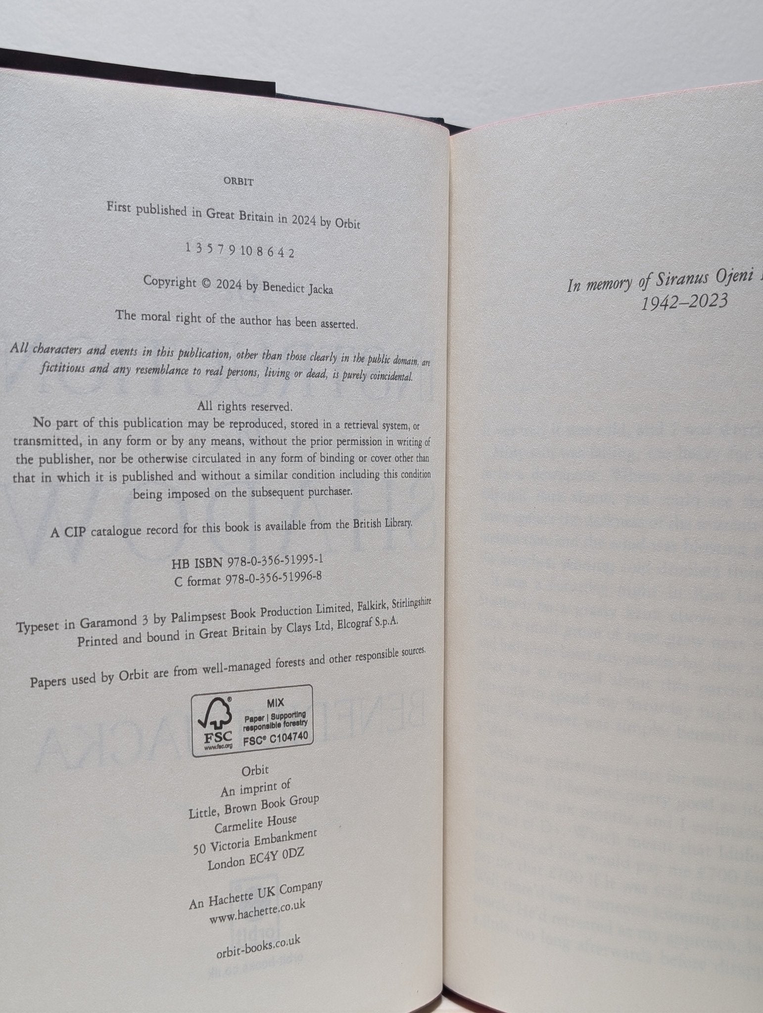 An Instruction In Shadow by Benedict Jacka (Signed First Edition with sprayed edges) - Fialta Books