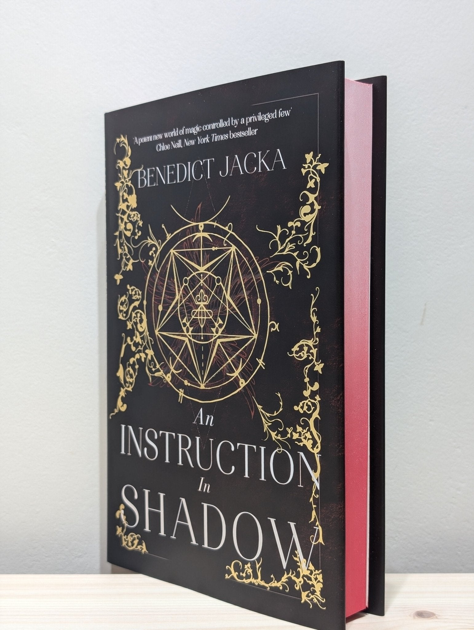 An Instruction In Shadow by Benedict Jacka (Signed First Edition with sprayed edges) - Fialta Books