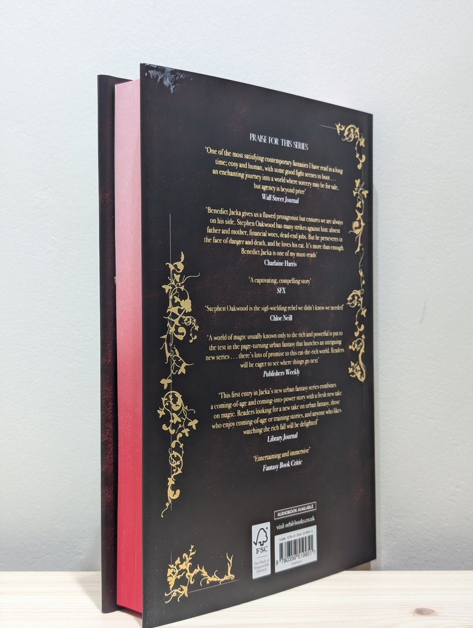 An Instruction In Shadow by Benedict Jacka (Signed First Edition with sprayed edges) - Fialta Books