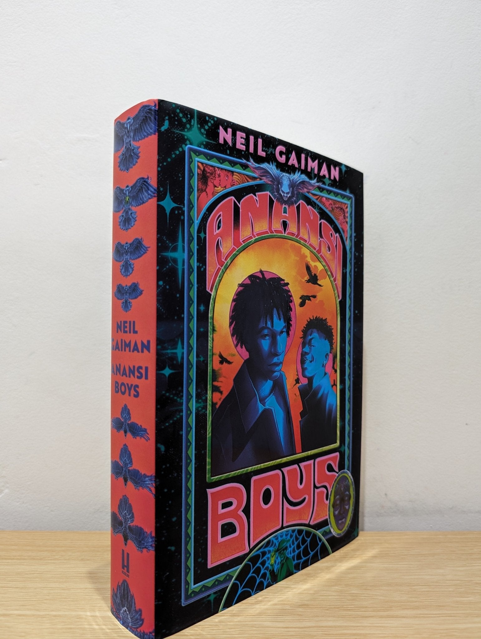 Anansi Boys by Neil Gaiman (Signed) - Fialta Books