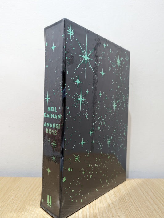 Anansi Boys by Neil Gaiman (Signed Deluxe Illustrated Edition) - Fialta Books