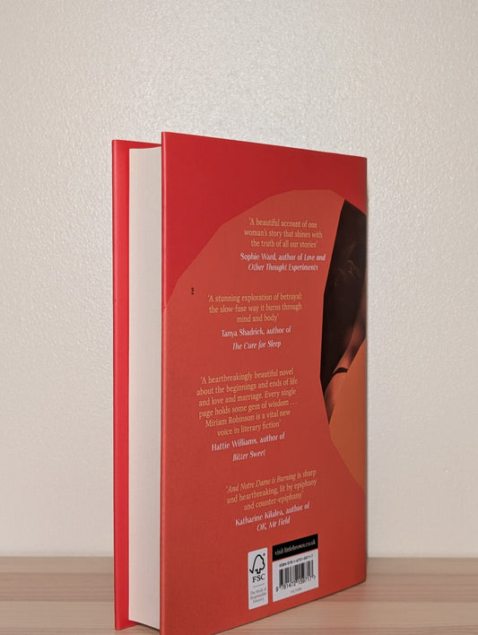 And Notre Dame is Burning by Miriam Robinson (Signed First Edition) - Fialta Books