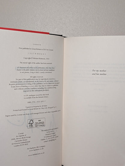 And Notre Dame is Burning by Miriam Robinson (Signed First Edition) - Fialta Books