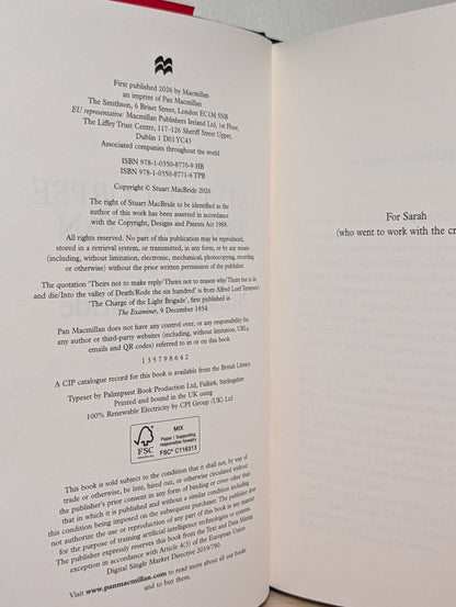 And the Corpse Wore Tartan by Stuart MacBride (Signed First Edition) - Fialta Books