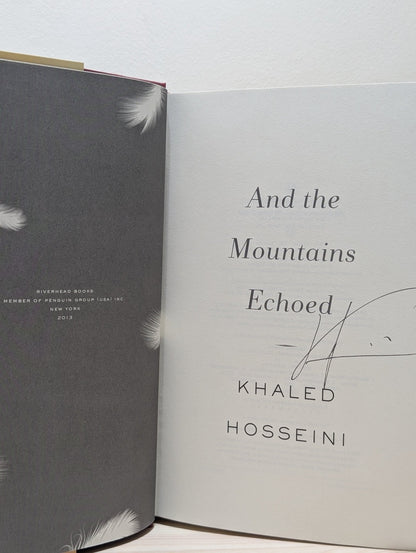 And the Mountains Echoed by Khaled Hosseini (Signed) - Fialta Books