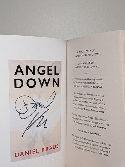 Angel Down by Daniel Kraus (Signed UK First Edition) - Fialta Books
