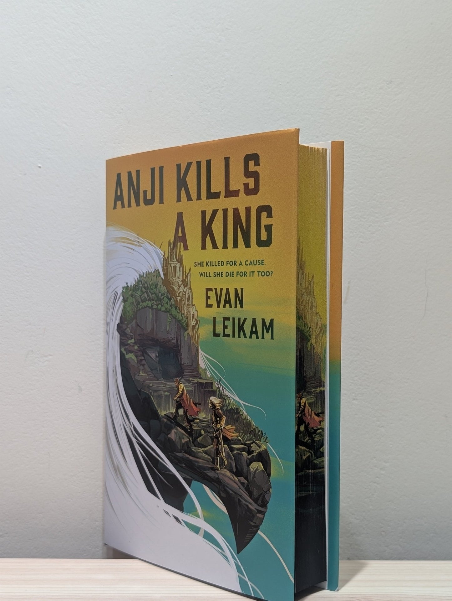 Anji Kills a King: The Rising Tide 1 by Evan Leikam (Signed First Edition with sprayed edges) - Fialta Books