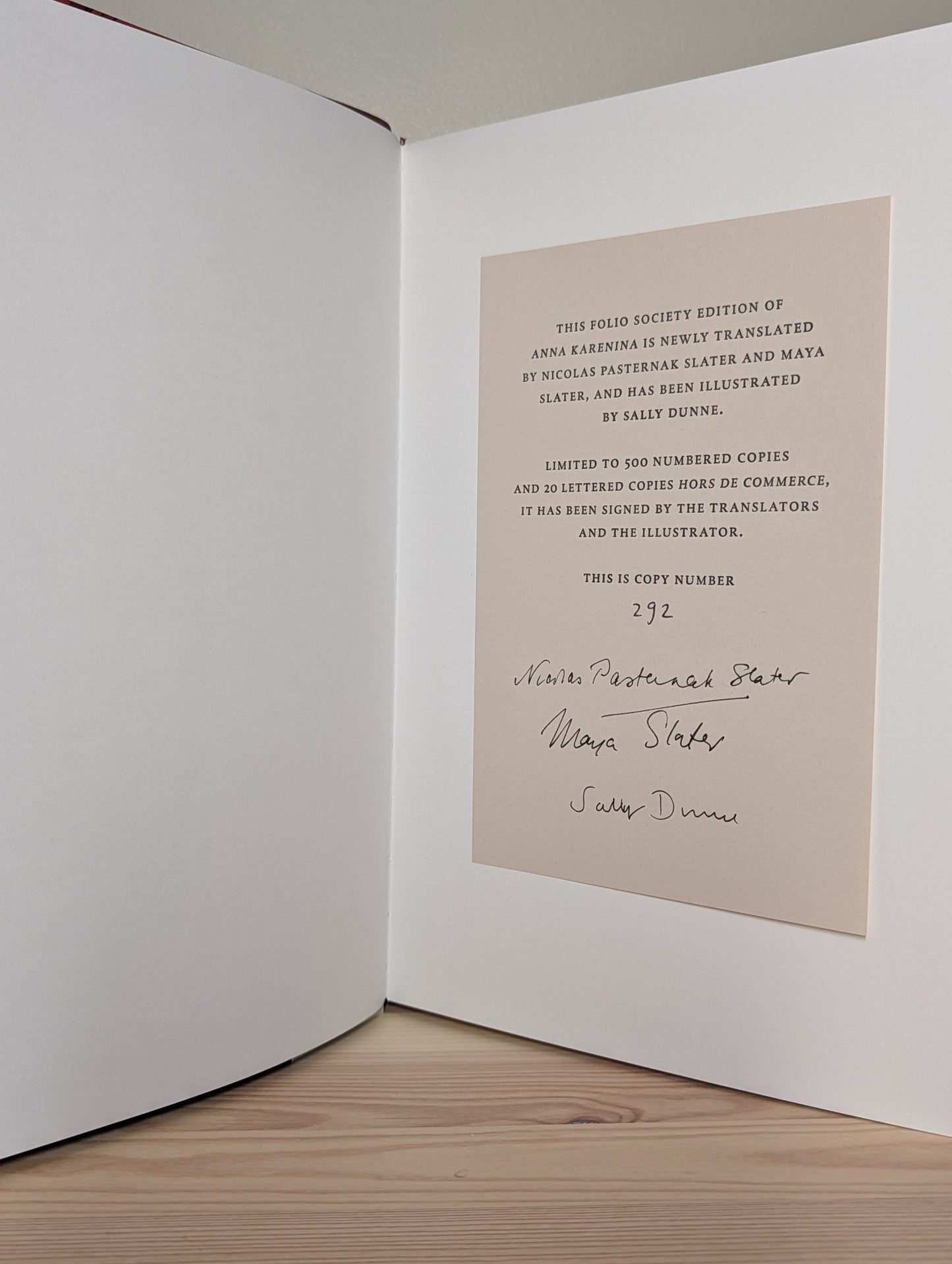 Anna Karenina by Leo Tolstoy (Folio Limited Edition) - Fialta Books