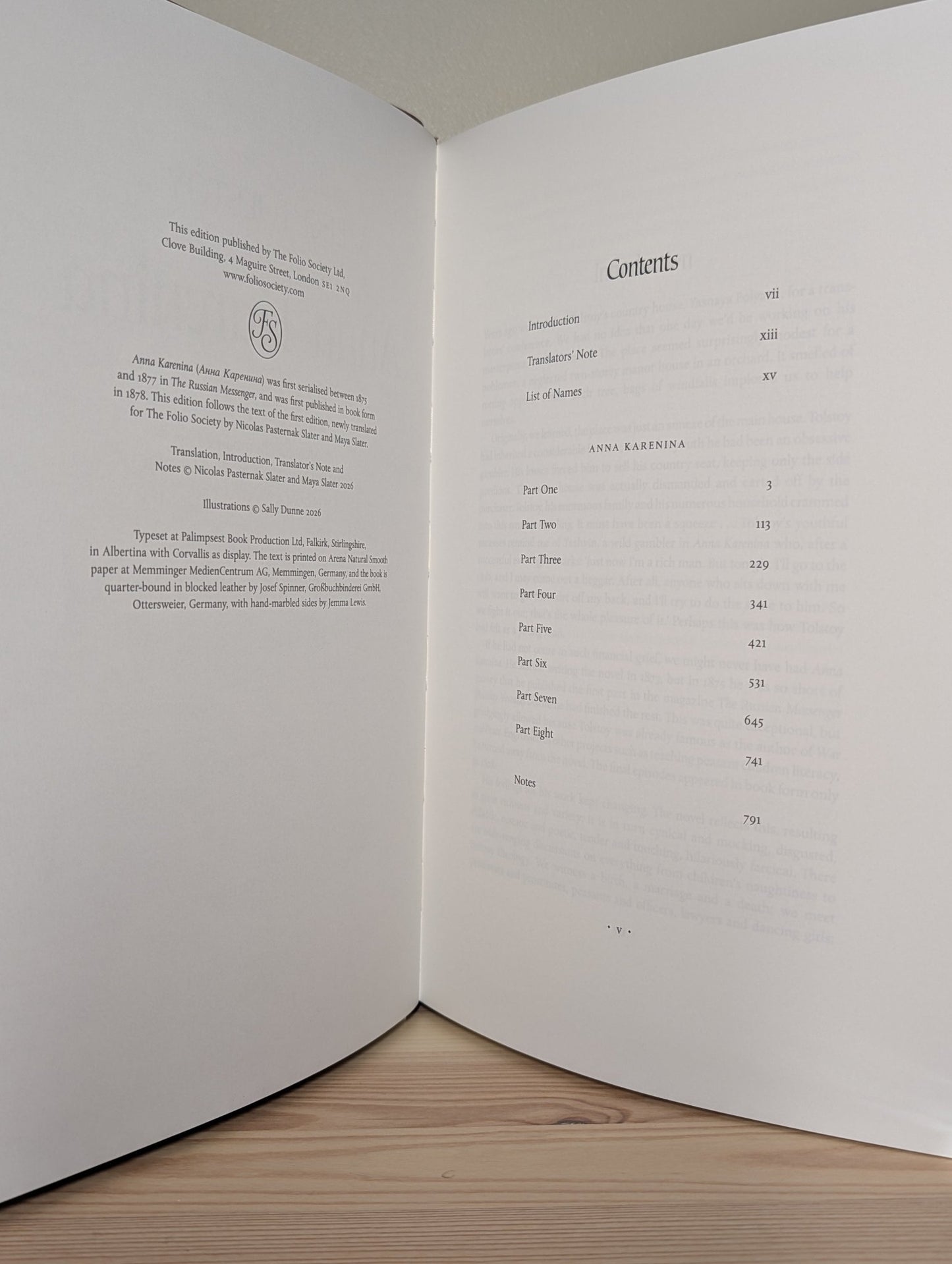 Anna Karenina by Leo Tolstoy (Folio Limited Edition) - Fialta Books