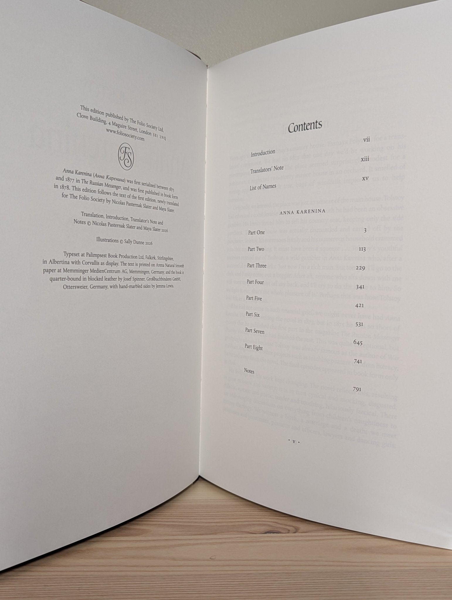 Anna Karenina by Leo Tolstoy (Folio Limited Edition) - Fialta Books