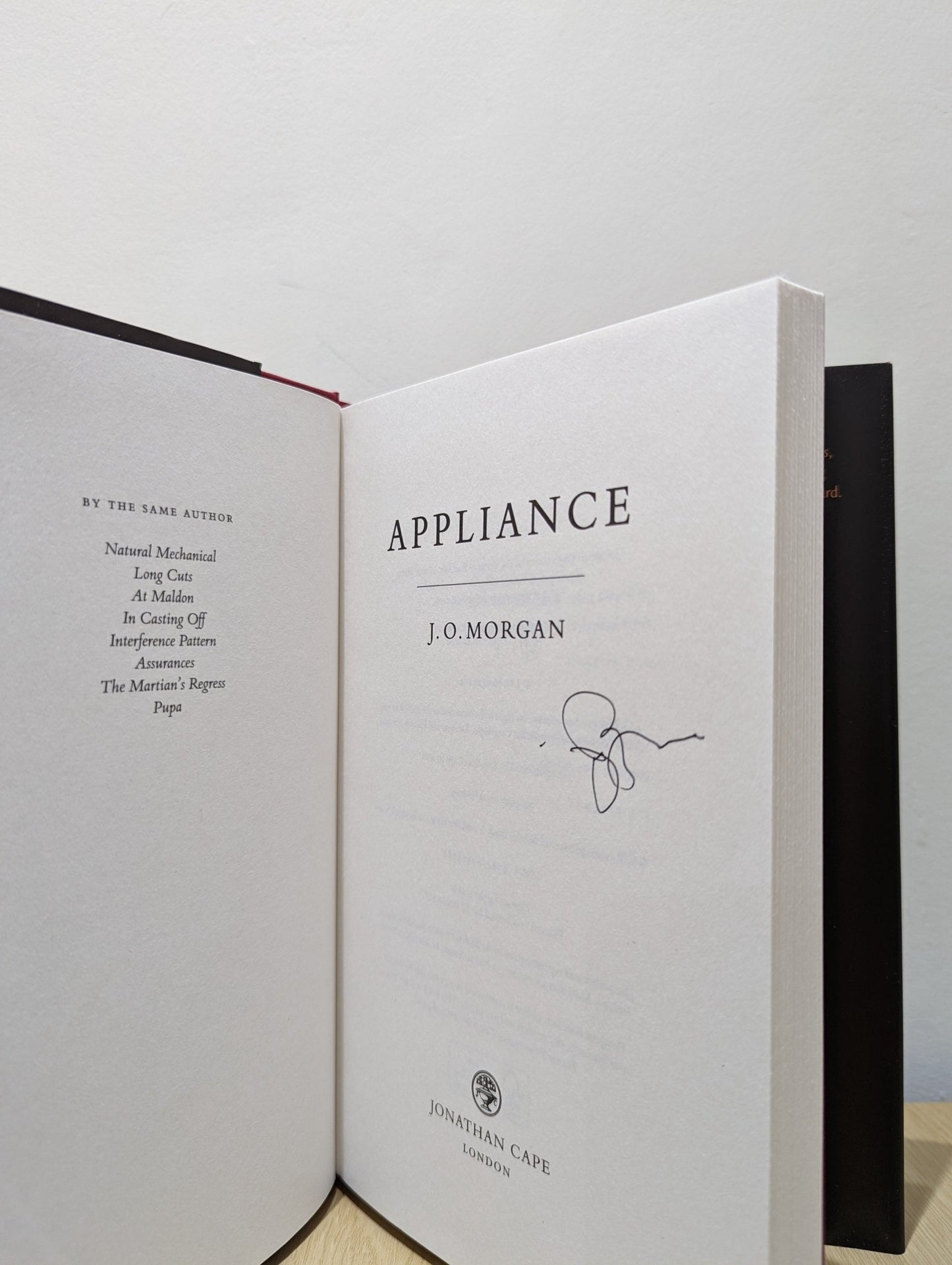 Appliance by J. O. Morgan (Signed First Edition) - Fialta Books