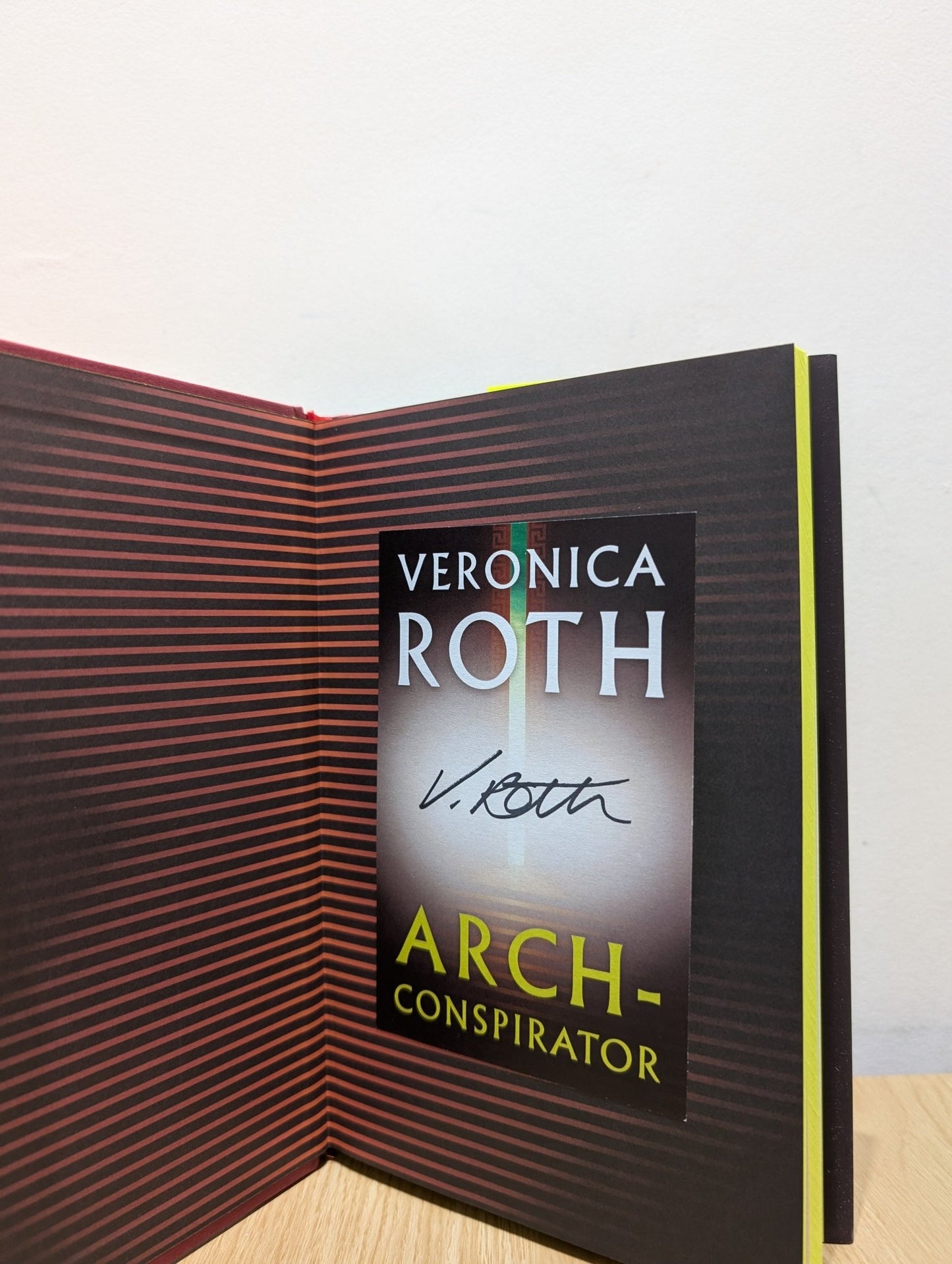 Arch - conspirator by Veronica Roth (Signed First Edition) - Fialta Books