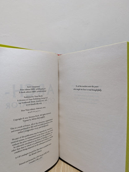 Arch - conspirator by Veronica Roth (Signed First Edition) - Fialta Books