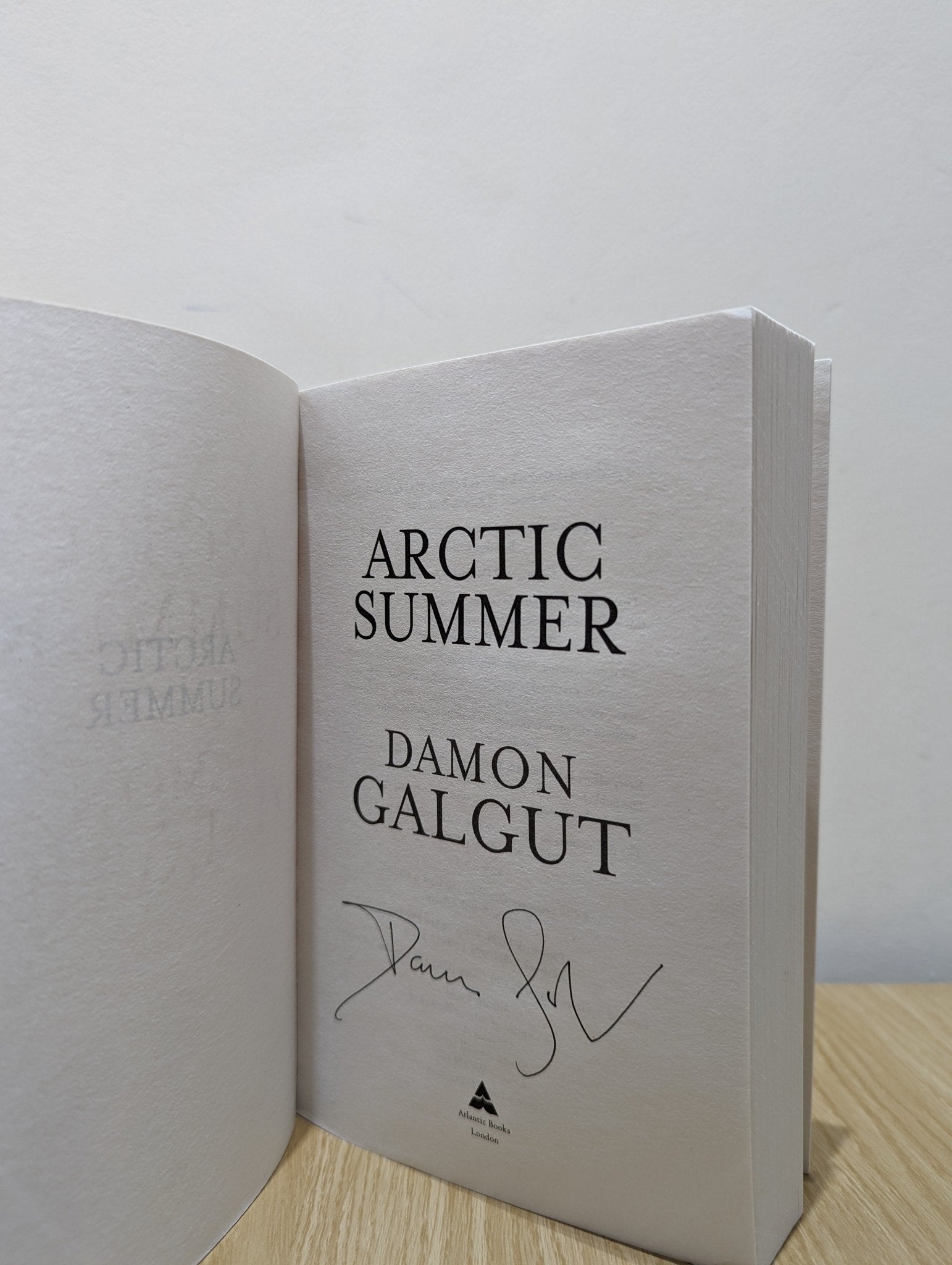 Arctic Summer by Damon Galgut (Signed) - Fialta Books