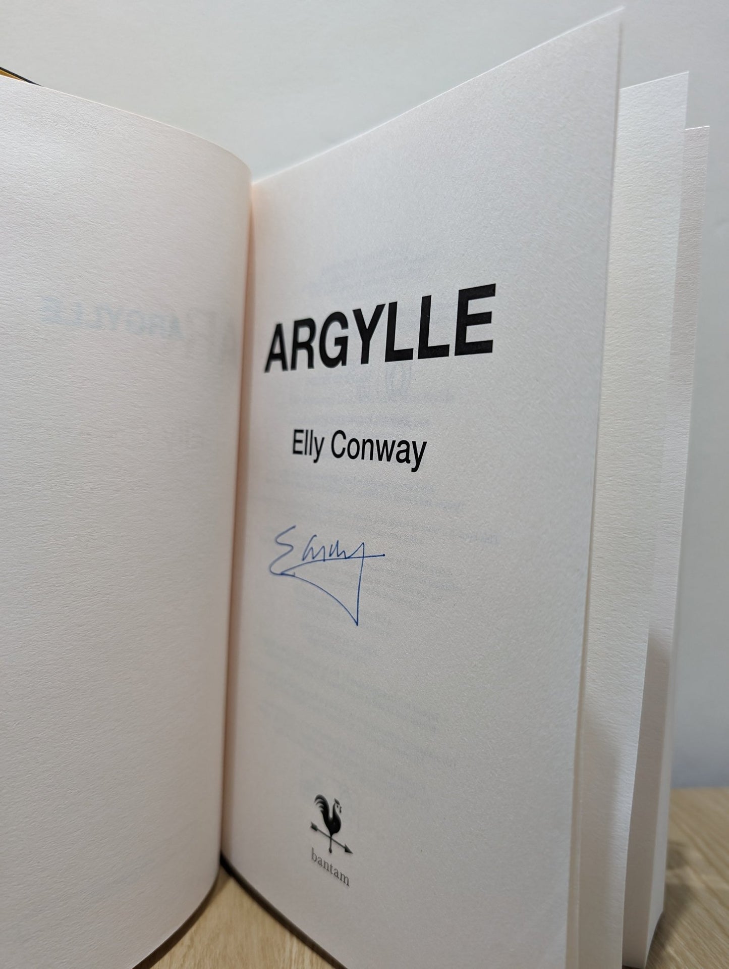 Argylle by Elly Conway (Signed First Edition) - Fialta Books