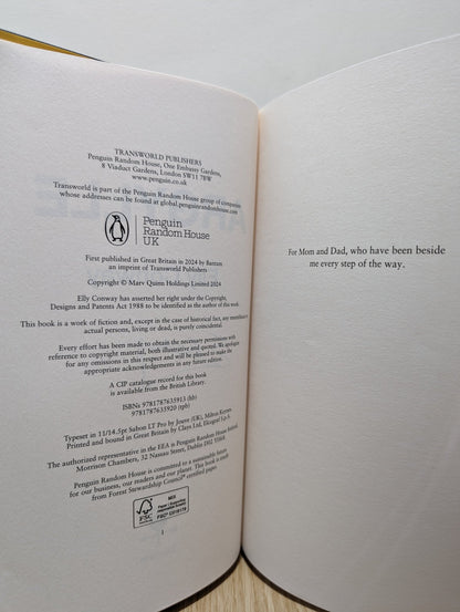 Argylle by Elly Conway (Signed First Edition) - Fialta Books