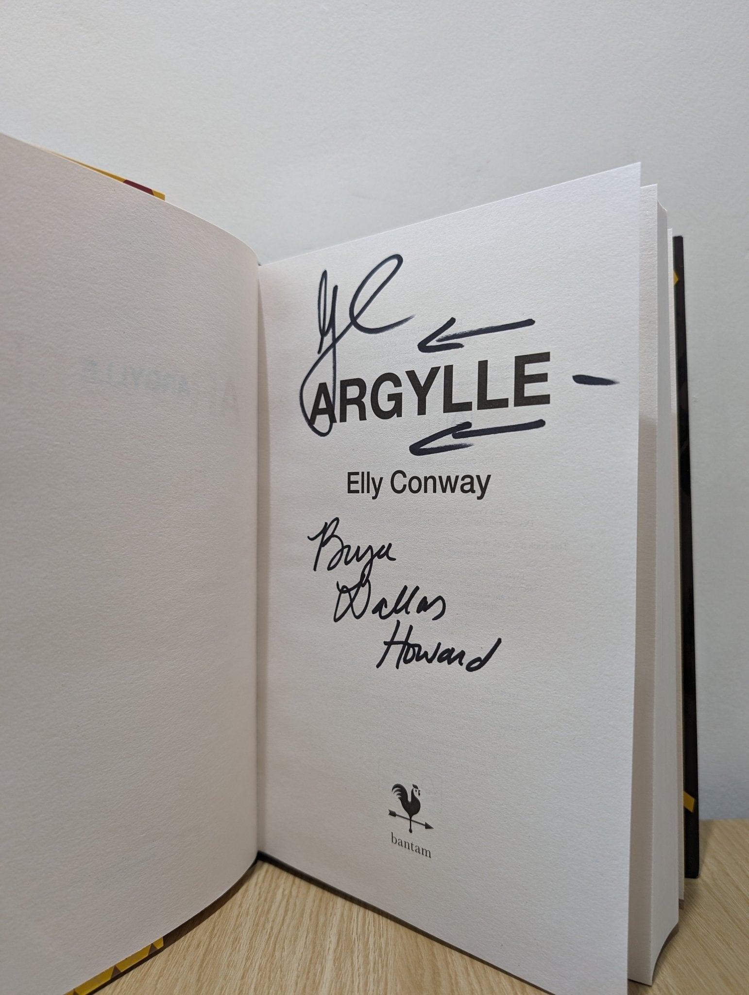 Argylle by Elly Conway (Special Signed Edition) - Fialta Books