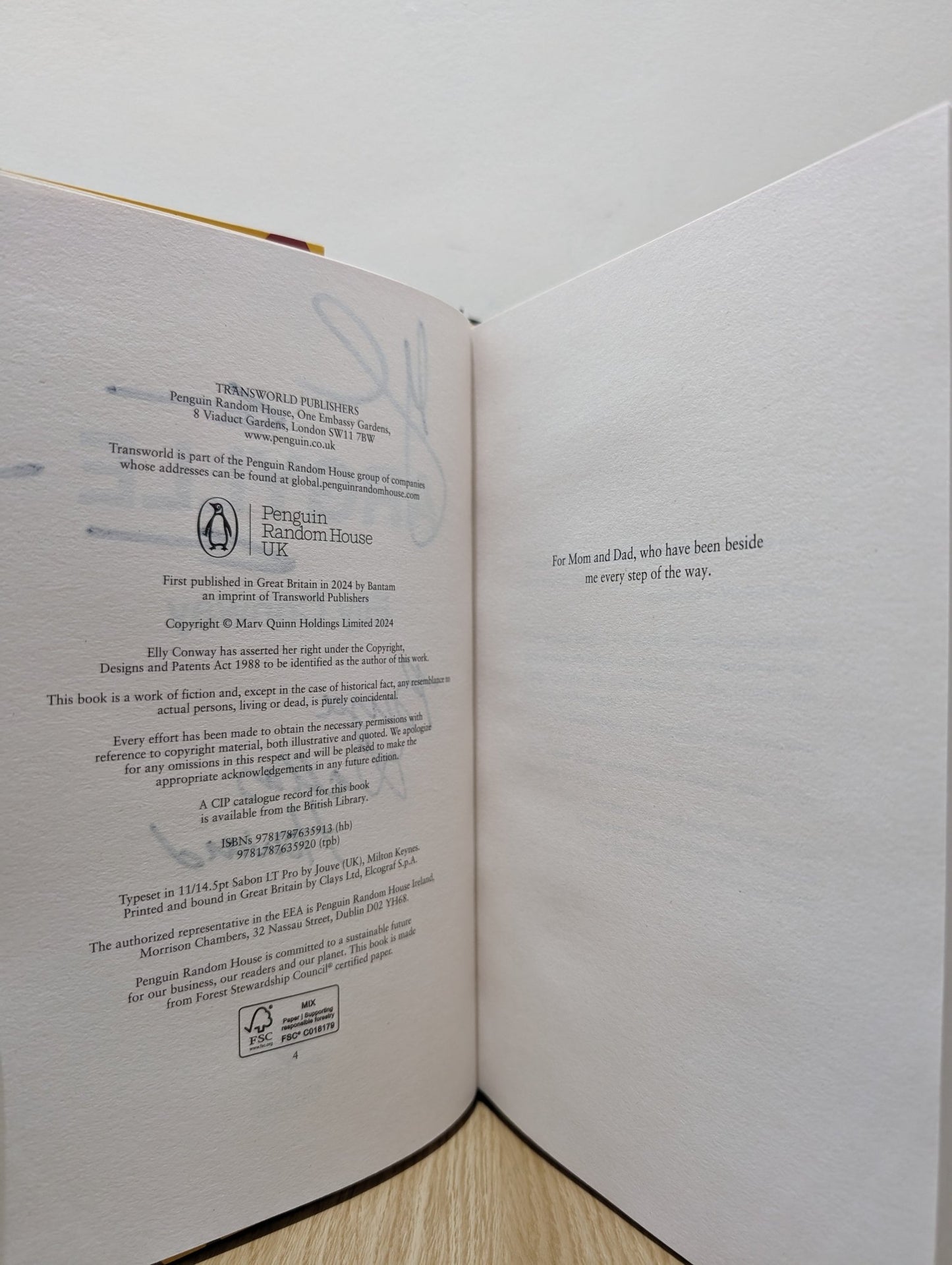 Argylle by Elly Conway (Special Signed Edition) - Fialta Books