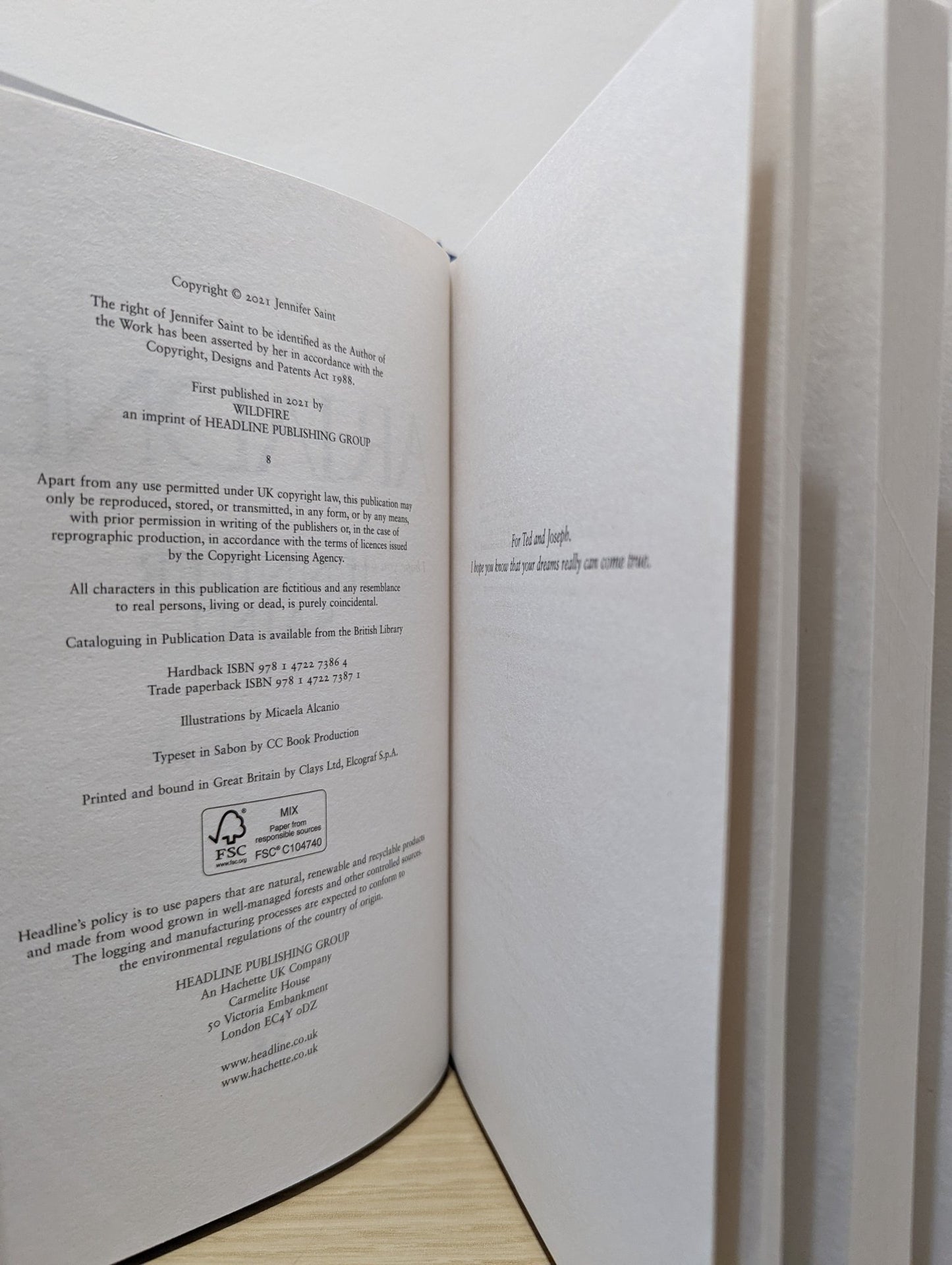 Ariadne by Jennifer Saint (Signed First Edition with special cover) - Fialta Books