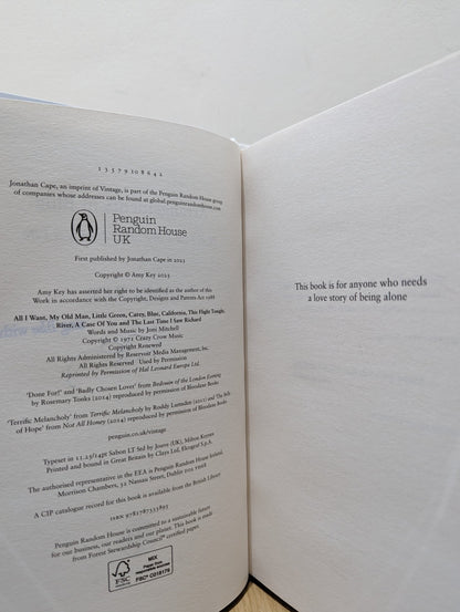 Arrangements in Blue: Notes on Love and Making a Life by Amy Key (Signed First Edition) - Fialta Books