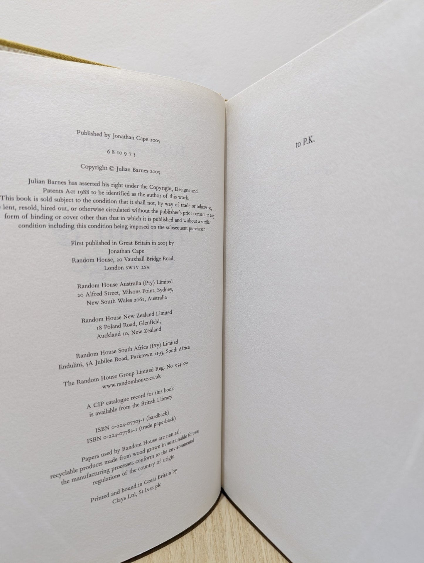 Arthur & George by Julian Barnes - Fialta Books