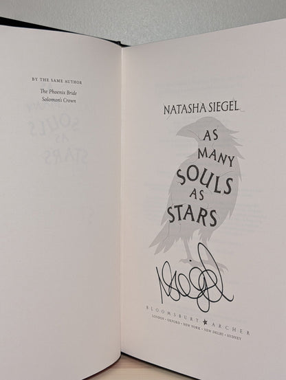 As Many Souls as Stars by Natasha Siegel (Signed First Edition with sprayed edges) - Fialta Books