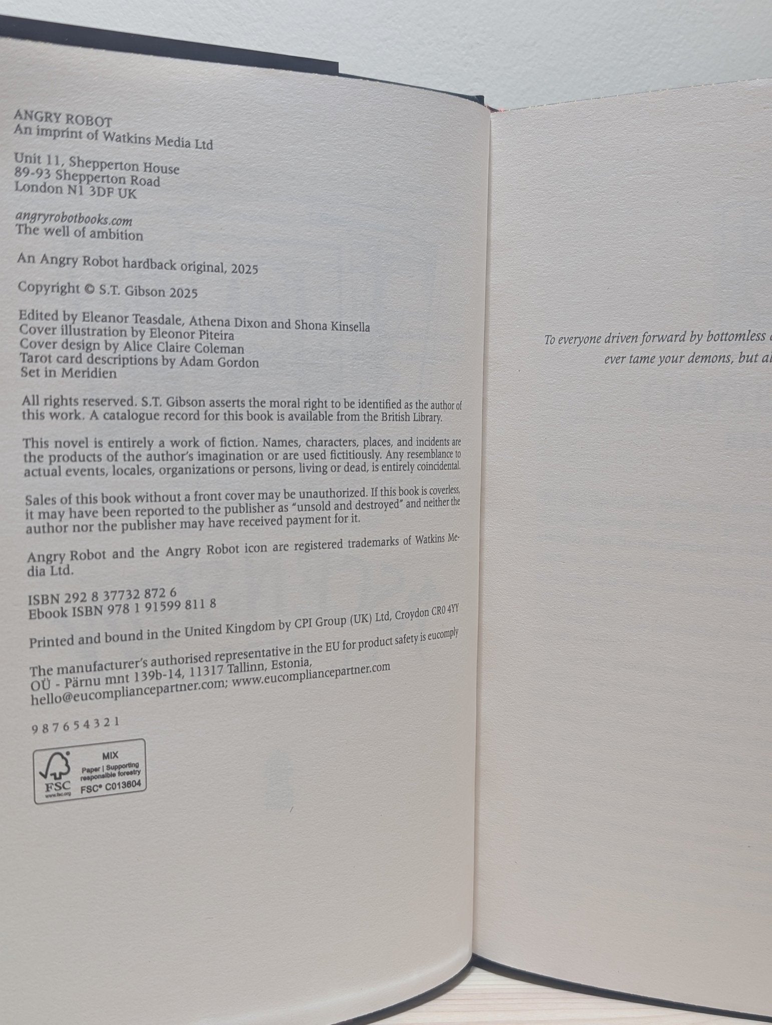 Ascension: Book II in The Summoner's Circle by S.T. Gibson (Signed First Edition with sprayed edges) - Fialta Books