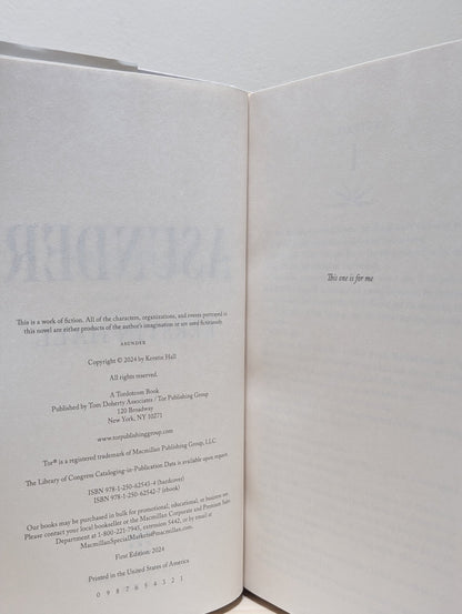 Asunder by Kerstin Hall (First Edition) - Fialta Books